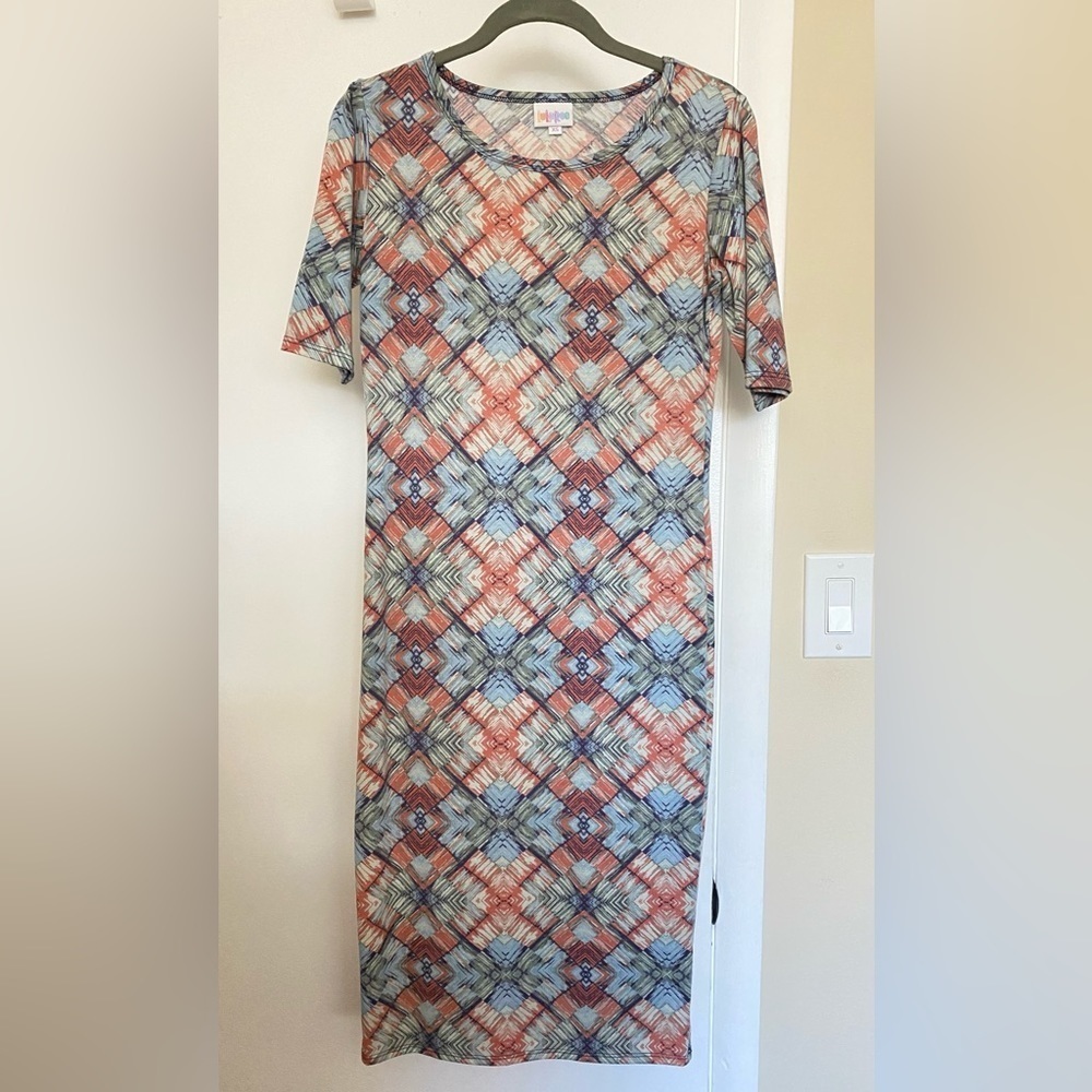 LuLaRoe Julia Dress Extra Small